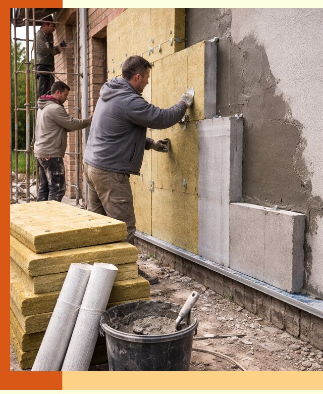 Утепление кирпичного дома под ключ в Гусь-Хрустальном