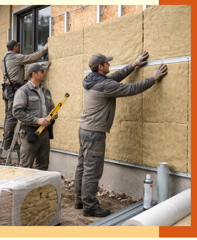 Утепление дома из SIP панелей в Гусь-Хрустальном от 6633 руб./м² под ключ | ТепломастерГсь