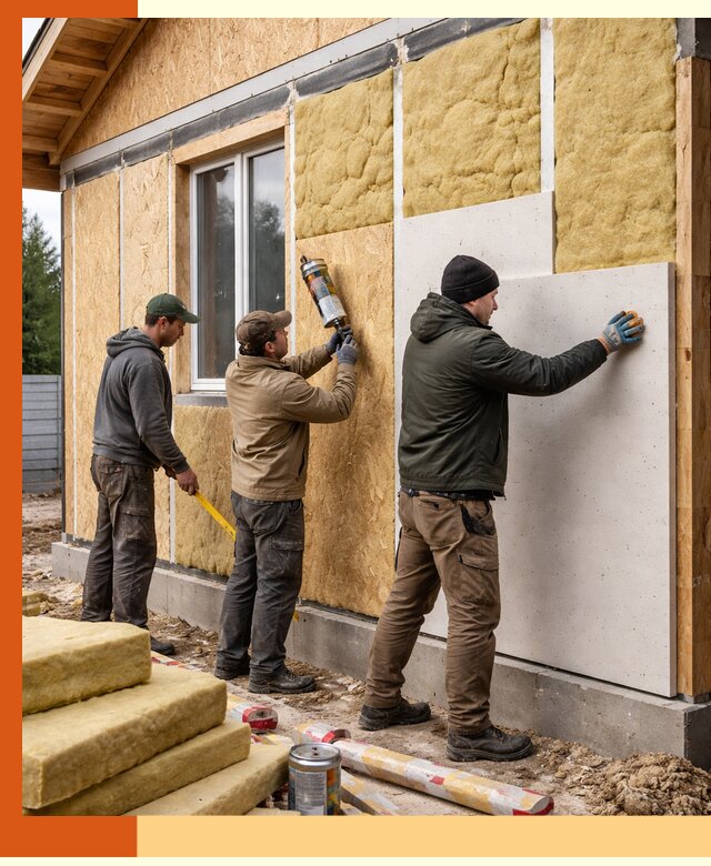 Профессиональное утепление дома из SIP-панелей в Гусь-Хрустальном