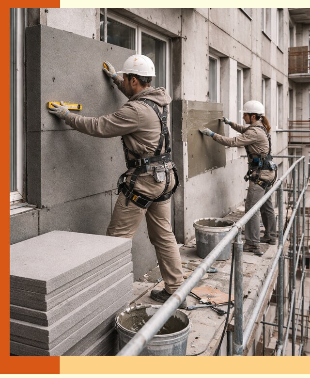 Утепление квартиры снаружи под ключ в Гусь-Хрустальном