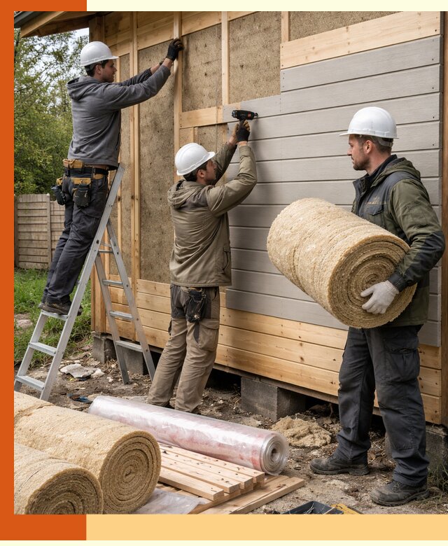 Утепление бани снаружи в Гусь-Хрустальном профессионально и надежно