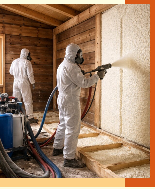 Утепление бани ппу в Гусь-Хрустальном под ключ от 4493 руб./м2 | ТепломастерГсь - напыление и монтаж ппу