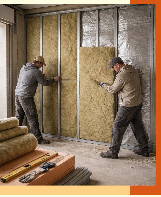 Утепление гаража изнутри в Гусь-Хрустальном от 8024 руб/м2 — работы и цена | ТепломастерГсь