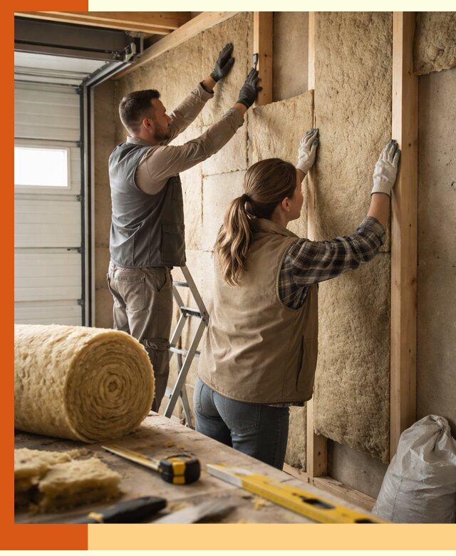 Утепление гаража изнутри в Гусь-Хрустальном: быстро и надежно