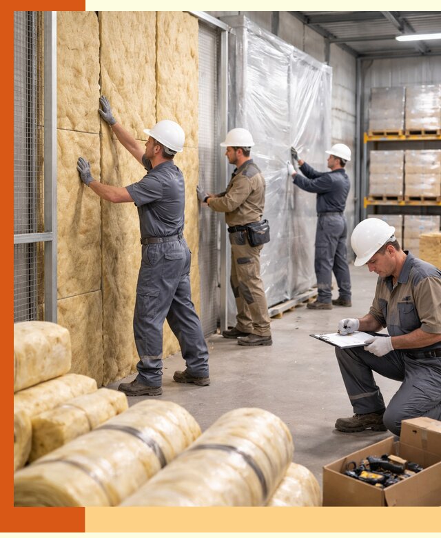 Утепление склада готовой продукции в Гусь-Хрустальном качественно и быстро