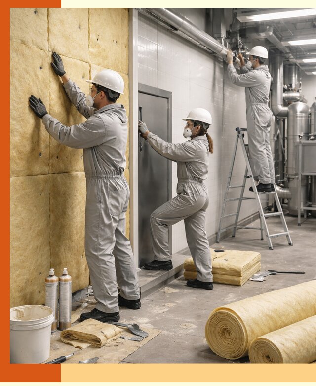 Утепление пищевого цеха под ключ в Гусь-Хрустальном