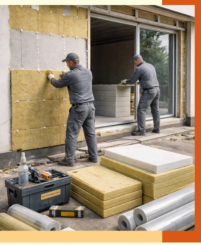 Утепление торгового павильона в Гусь-Хрустальном от 15512 руб./м² под ключ | ТепломастерГсь