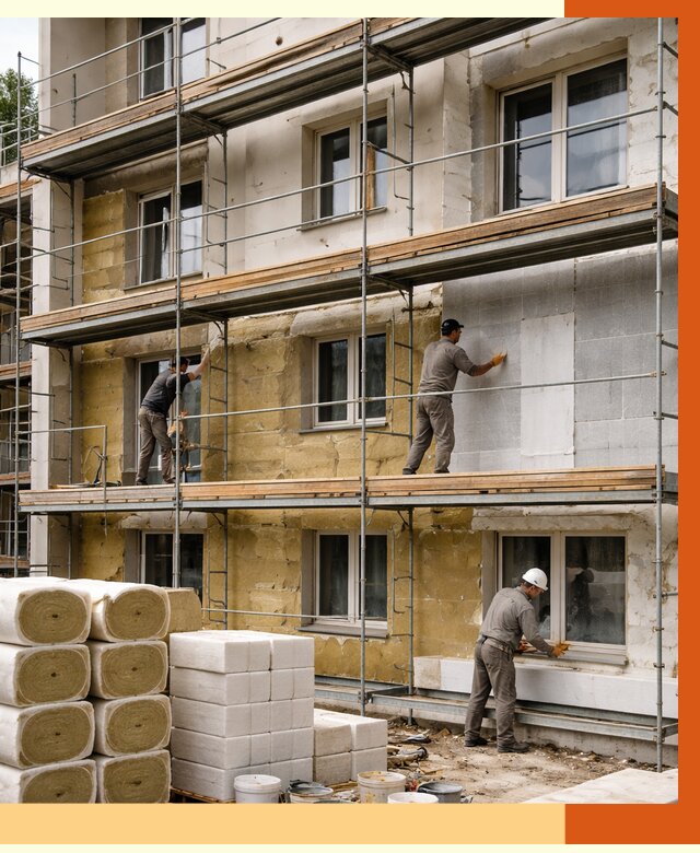 Утепление гостиницы в Гусь-Хрустальном от 7703 руб./м2 — комплексно, ППУ, под ключ | ТепломастерГсь