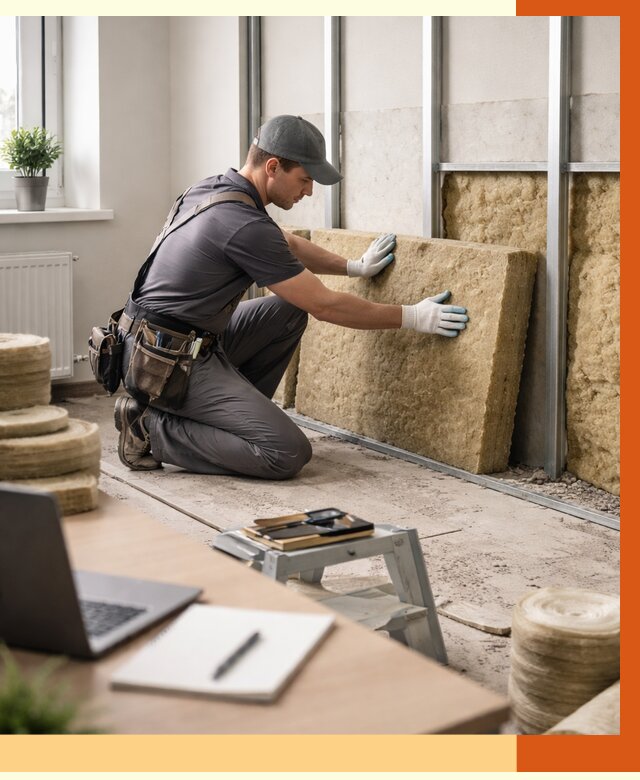 Утепление офиса в Гусь-Хрустальном от 4814 руб/м2 — комплексное утепление офиса под ключ | ТепломастерГсь