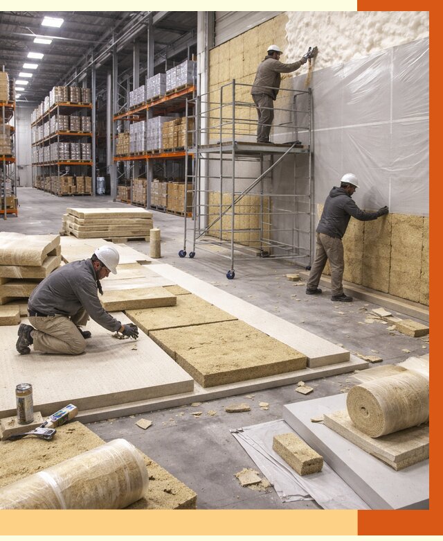 Утепление складского терминала в Гусь-Хрустальном от 8024 руб./м² под ключ | ТепломастерГсь