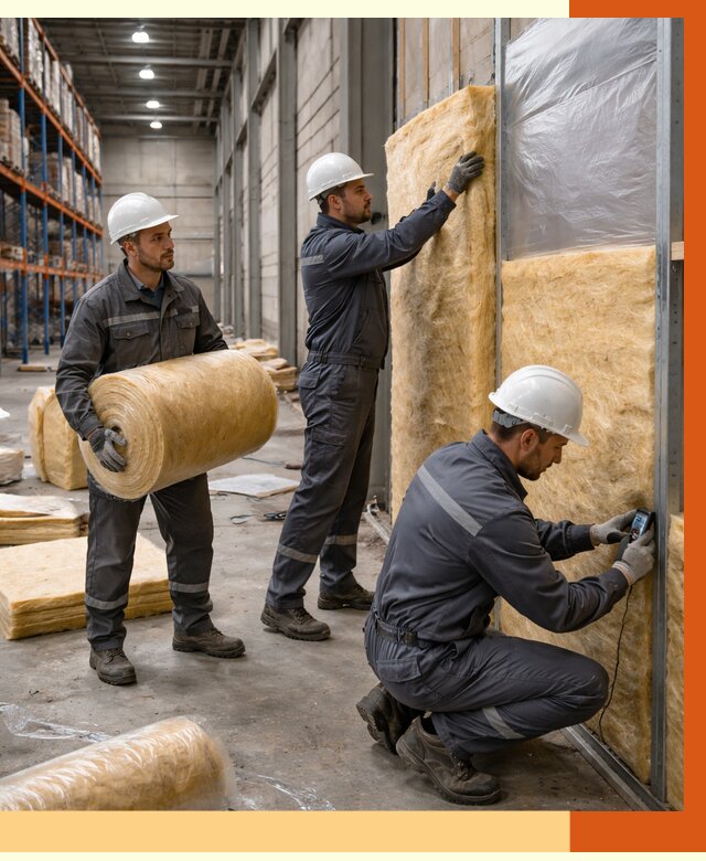 Утепление логистического центра в Гусь-Хрустальном от 4814 руб/м² под ключ | ТепломастерГсь