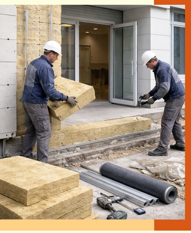 Утепление медицинского центра в Гусь-Хрустальном под ключ от 13373 руб./м² | ТепломастерГсь