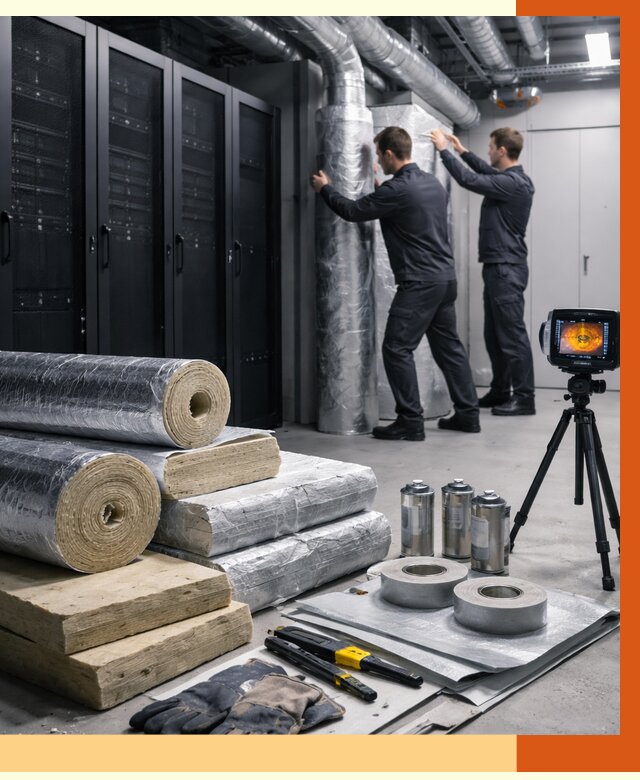 Утепление серверной в Гусь-Хрустальном от 9093 руб./м² — комплексно под ключ | ТепломастерГсь