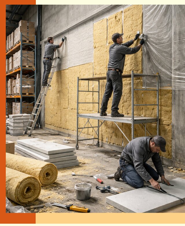 Утепление холодного склада под ключ в Гусь-Хрустальном