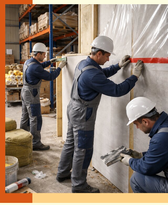 Утепление теплого склада под ключ в Гусь-Хрустальном