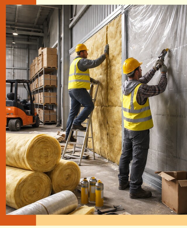 Утепление склада с техникой в Гусь-Хрустальном под ключ