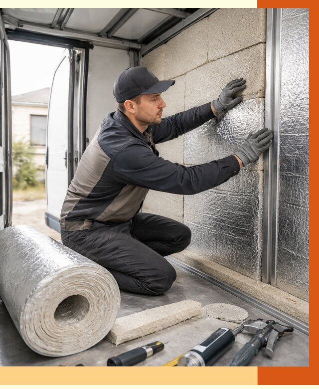 Утепление фургона рефрижератора в Гусь-Хрустальном от 13373 руб./м² под ключ | ТепломастерГсь