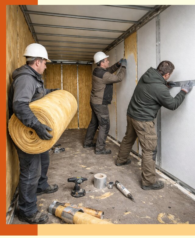 Утепление рефрижераторного контейнера в Гусь-Хрустальном профессионально и надежно