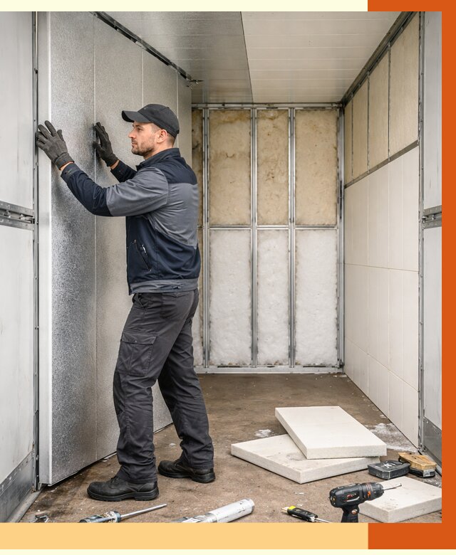 Утепление холодильного кузова в Гусь-Хрустальном от 14442 руб. под ключ | ТепломастерГсь