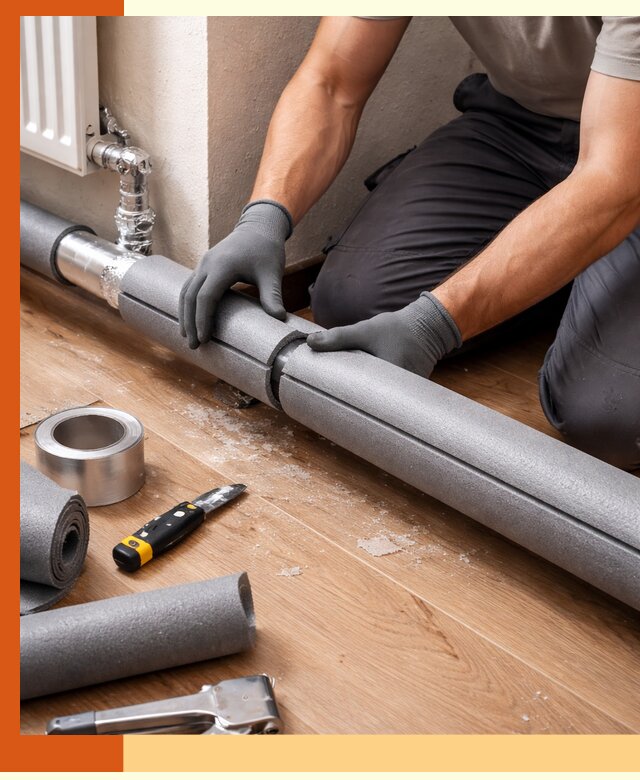 Утепление труб отопления в Гусь-Хрустальном: теплоизоляция и защита сети