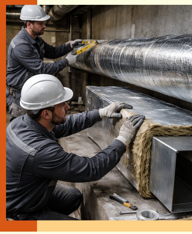 Профессиональное утепление воздуховодов и теплоизоляция в Гусь-Хрустальном