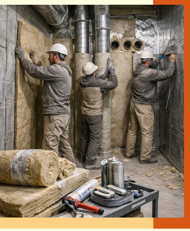 Утепление венткамеры в Гусь-Хрустальном под ключ от 1551 руб. — профессионально | ТепломастерГсь