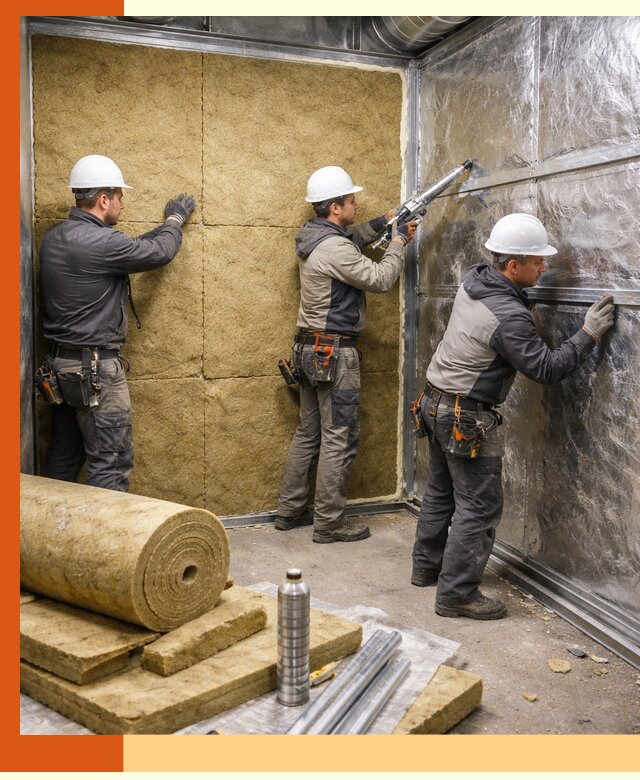 Утепление венткамеры в Гусь-Хрустальном — качественная теплоизоляция и шумопоглощение