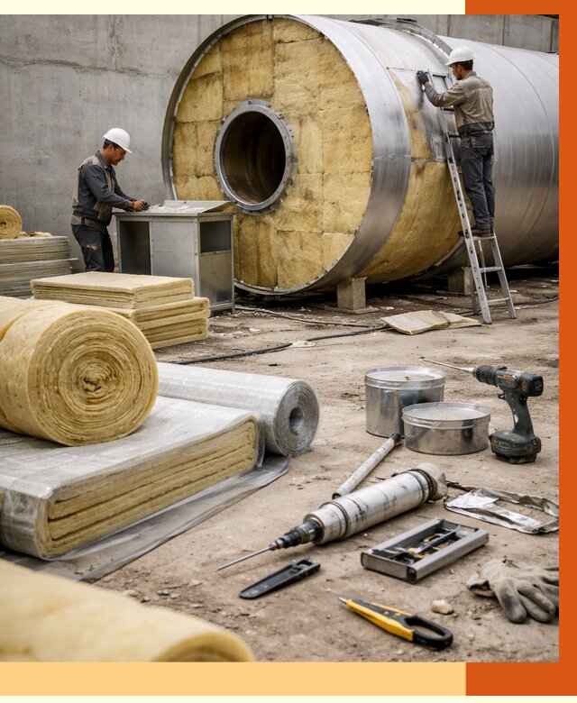 Утепление резервуара с топливом в Гусь-Хрустальном от 29420 руб. под ключ | ТепломастерГсь