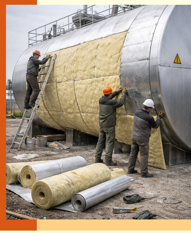 Утепление резервуаров с топливом в Гусь-Хрустальном надежно и экономично