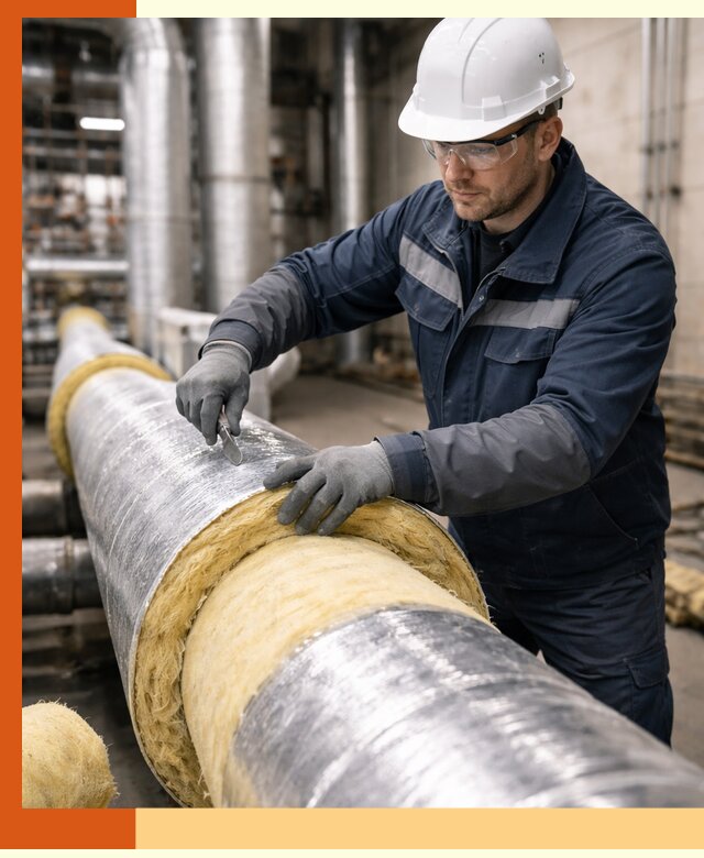 Утепление технологического оборудования и заводских установок в Гусь-Хрустальном