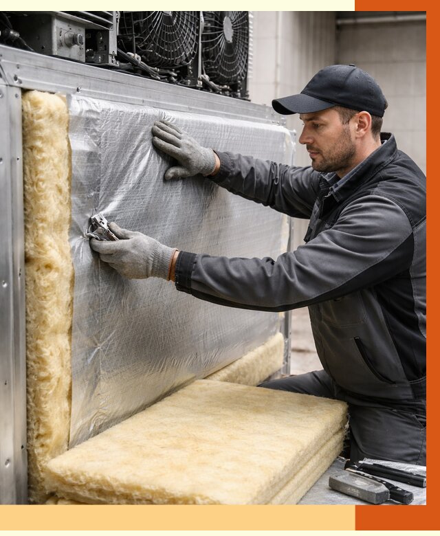 Утепление холодильного агрегата в Гусь-Хрустальном от 9093 руб. под ключ | ТепломастерГсь