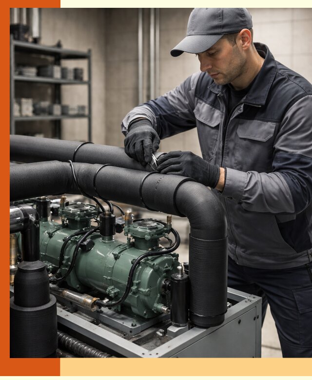 Утепление холодильного агрегата и теплоизоляция в Гусь-Хрустальном