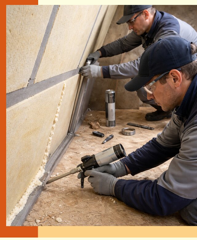 Герметизация стыков ППУ в Гусь-Хрустальном — надежное уплотнение швов