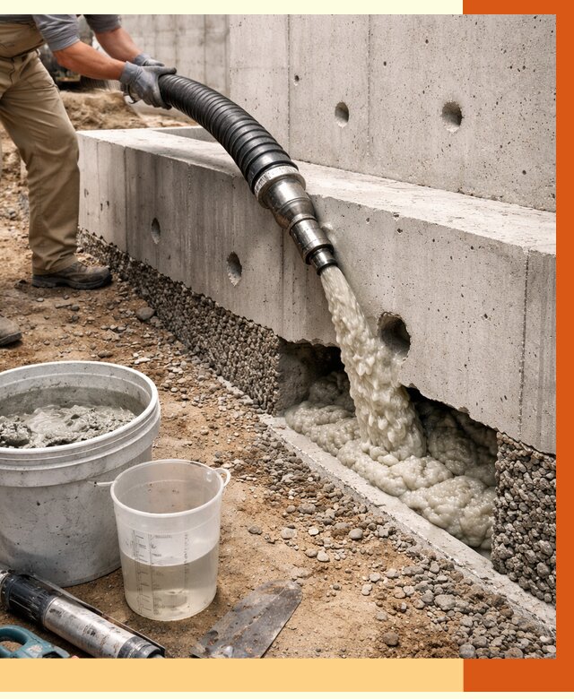 Заполнение полостей фундамента в Гусь-Хрустальном от 7275 руб. под ключ | ТепломастерГсь