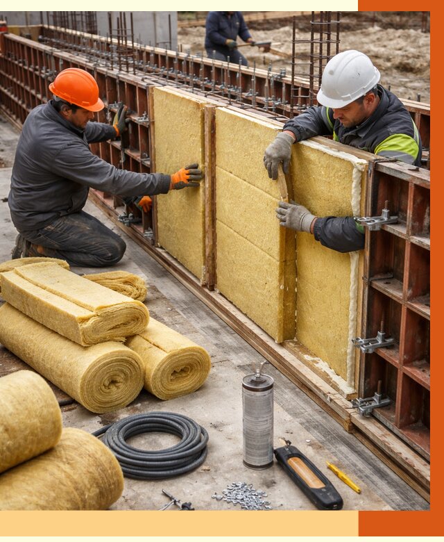 Теплоизоляция опалубки в Гусь-Хрустальном от 7703 руб. за м2 — услуги и монтаж | ТепломастерГсь