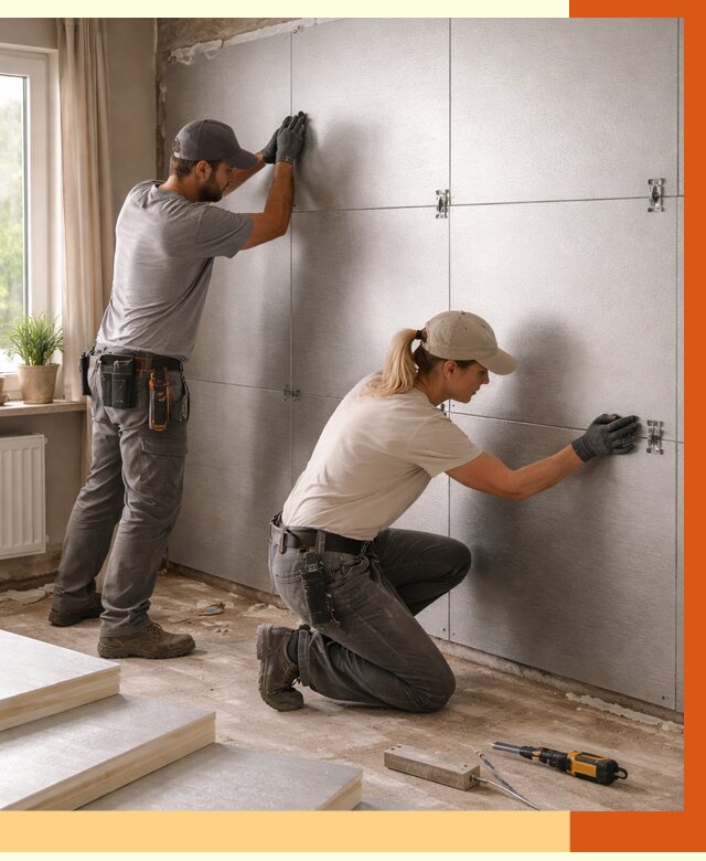 Утепление PIR панелями в Гусь-Хрустальном от 4493 руб. под ключ | ТепломастерГсь