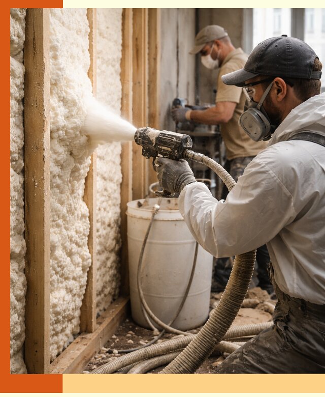 Утепление пеноизолом жилых и коммерческих объектов в Гусь-Хрустальном