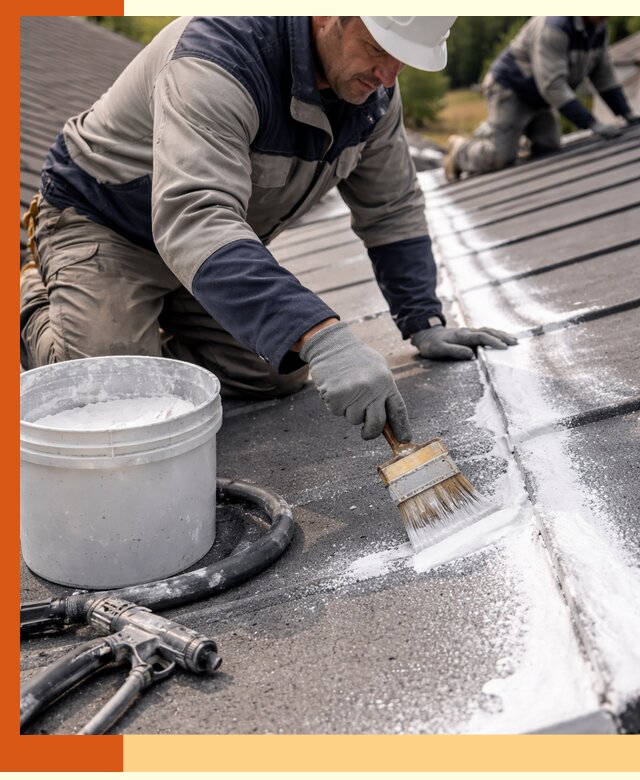 Утепление кровли жидкой теплоизоляцией в Гусь-Хрустальном