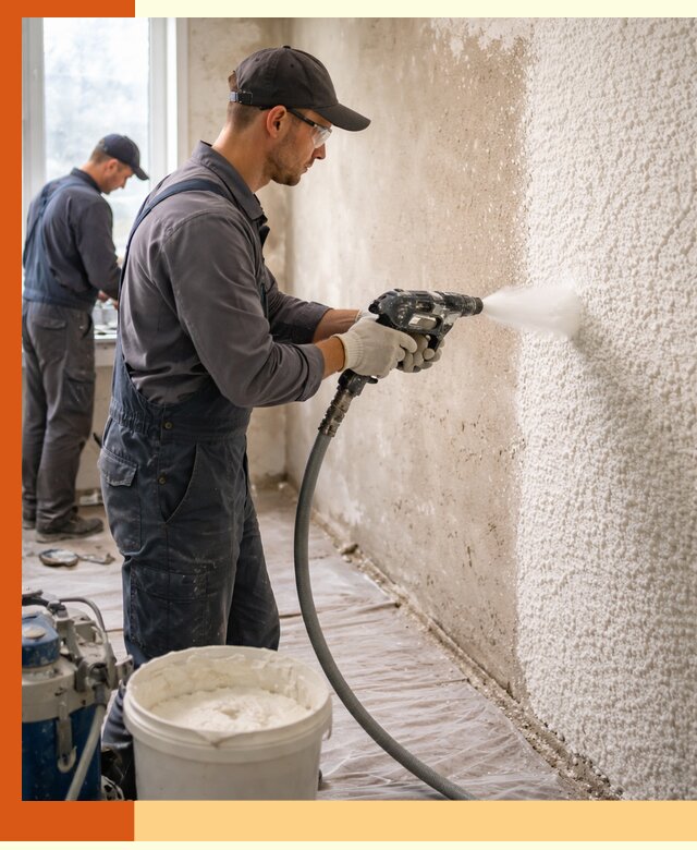 Утепление стен жидкой теплоизоляцией в Гусь-Хрустальном для квартир и домов