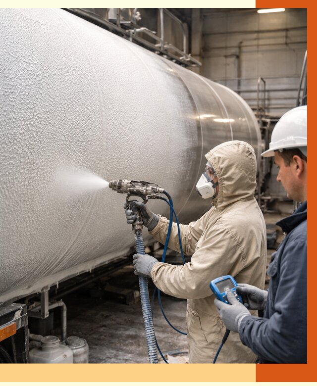 Утепление автоцистерны жидкой теплоизоляцией в Гусь-Хрустальном от 15512 руб. под ключ | ТепломастерГсь