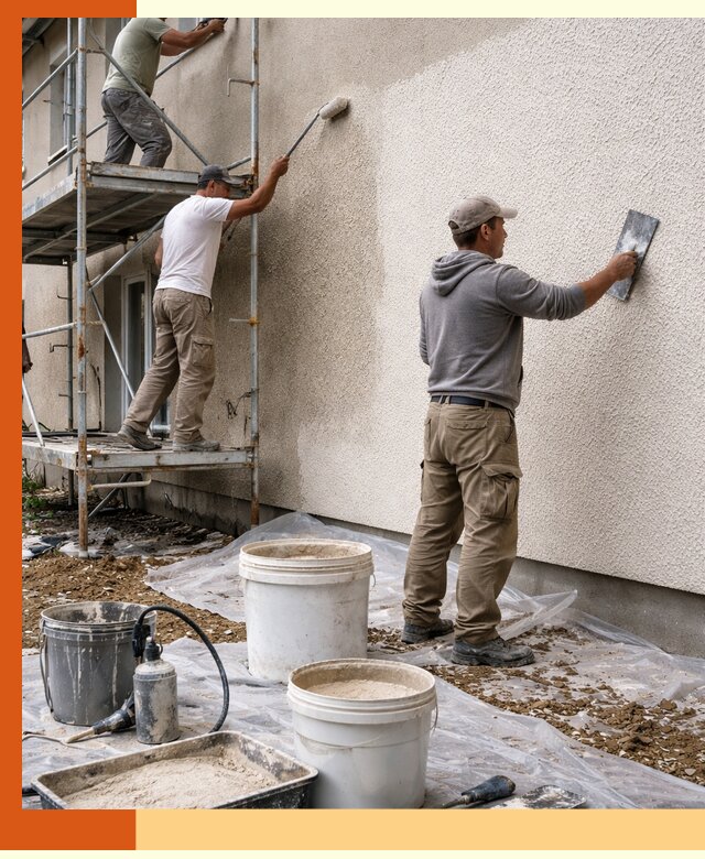 Утепление фасада жидкой пробкой в Гусь-Хрустальном