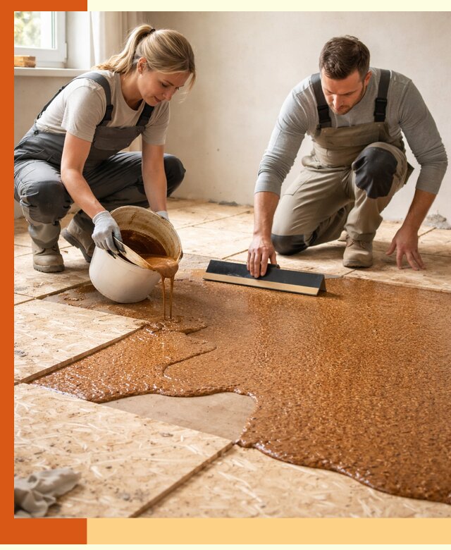 Утепление пола жидкой пробкой в Гусь-Хрустальном для квартир и домов