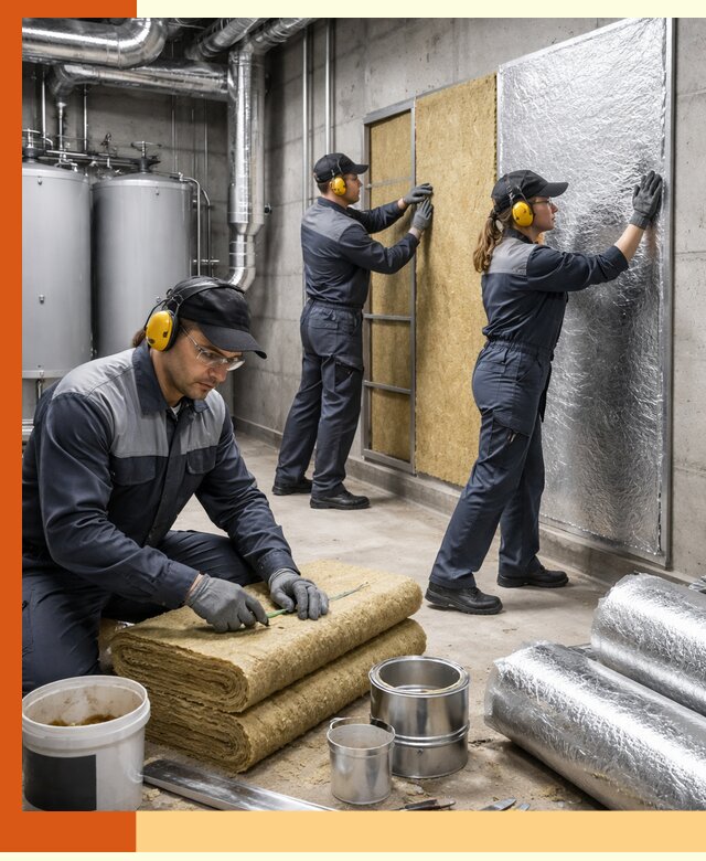 Шумоизоляция котельной в Гусь-Хрустальном: профессиональный монтаж и материалы