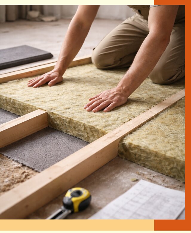 Шумоизоляция пола в Гусь-Хрустальном от 1337 руб./м² — профессиональная звукоизоляция | ТепломастерГсь