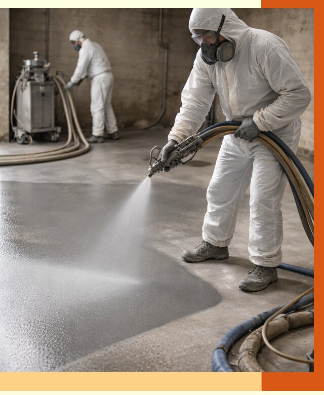 Гидроизоляция полимочевиной в Гусь-Хрустальном от 9093 руб/м² — напыление полимерной гидроизоляции | ТепломастерГсь