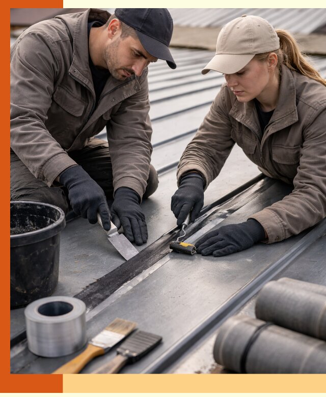 Гидроизоляция фальцевой кровли в Гусь-Хрустальном качественно и надежно