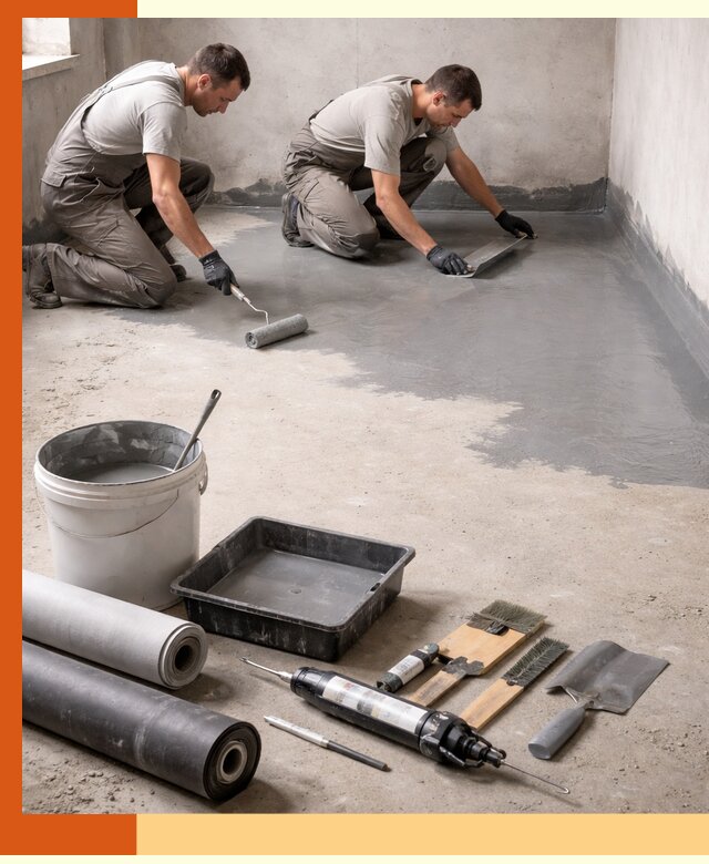 Гидроизоляция пола в Гусь-Хрустальном — надежная защита от влаги и протечек