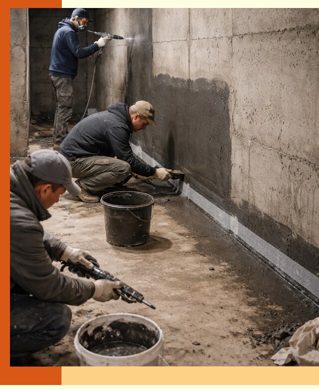 Гидроизоляция подвала в Гусь-Хрустальном — комплексная защита от влаги