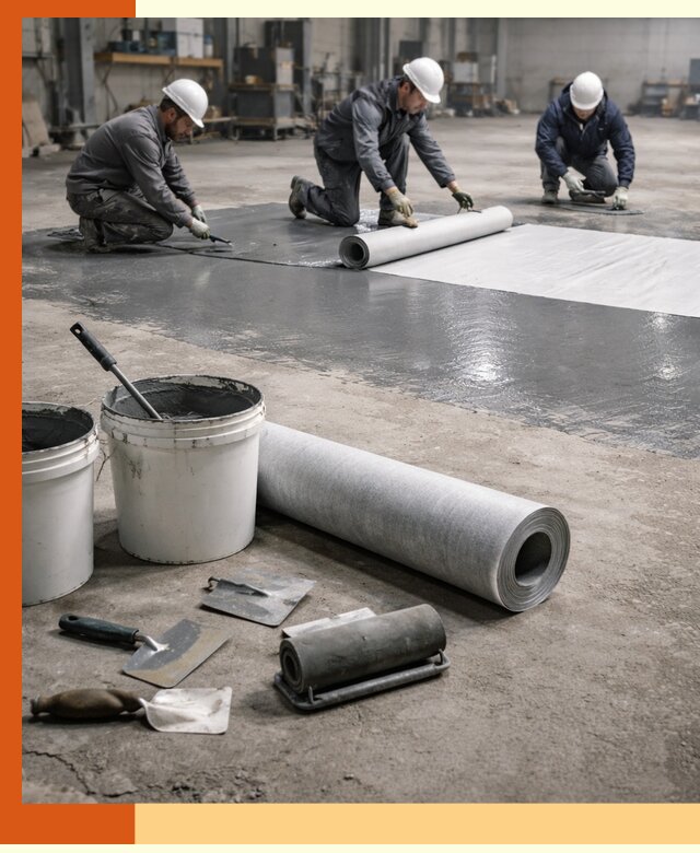 Гидроизоляция промышленного пола в Гусь-Хрустальном — защита и долговечность