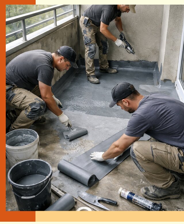 Гидроизоляция балкона в Гусь-Хрустальном: надежная защита от протечек